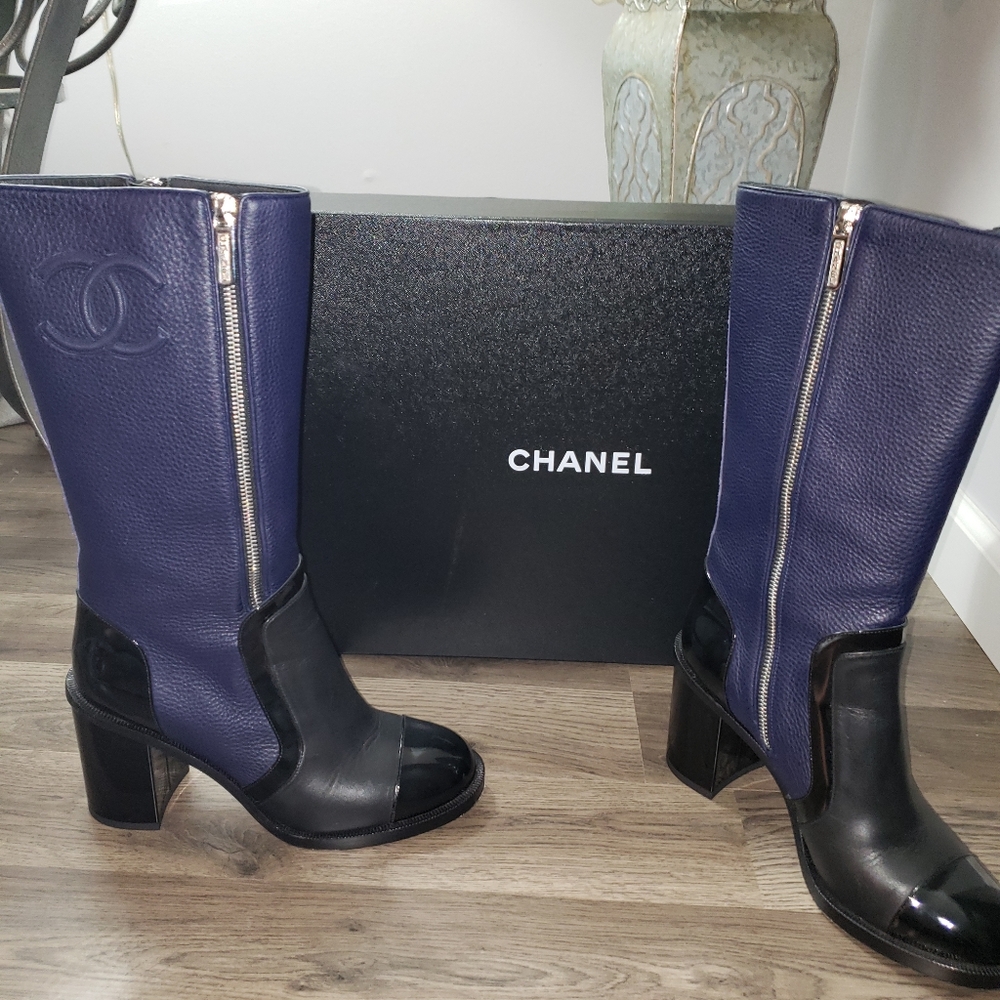 CHANEL RIDING BOOTS